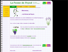 Tablet Screenshot of lafermedepeyrol.com